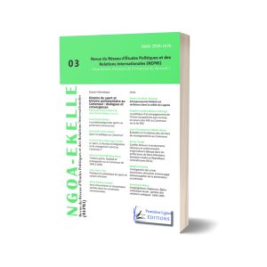Couverture 3D de la revue Ngoa-Ekelle, volume 3